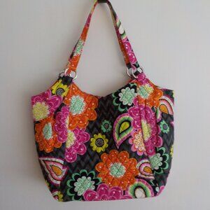 Vera Bradley Glenna Bag RETIRED - Bright Mod Flowers Y2K - (602)